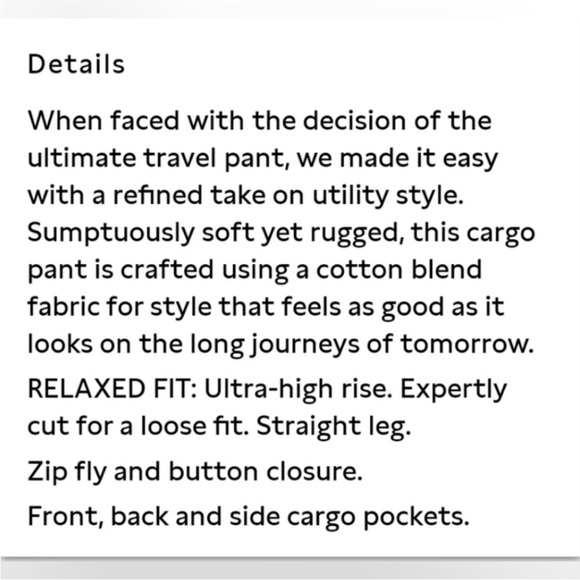 Banana Republic Heritage Explorer Pant  Utilitarian Khaki SZ 4 - Picture 5 of 8